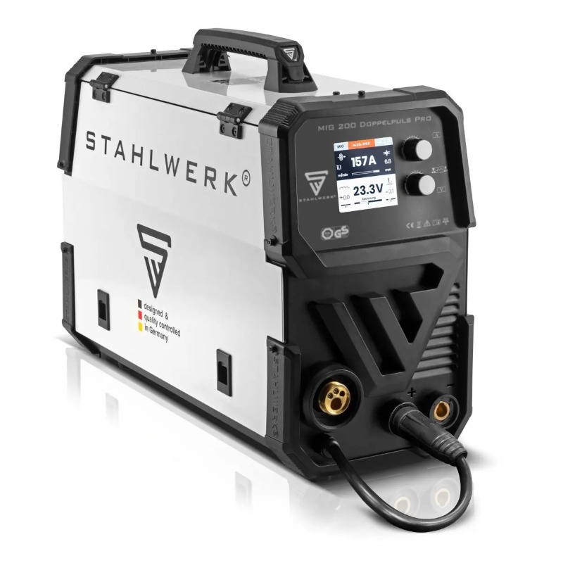 Tig Welder Machine - Stahlwerk MIG200 Heavy-Duty IGBT Lasser 200A