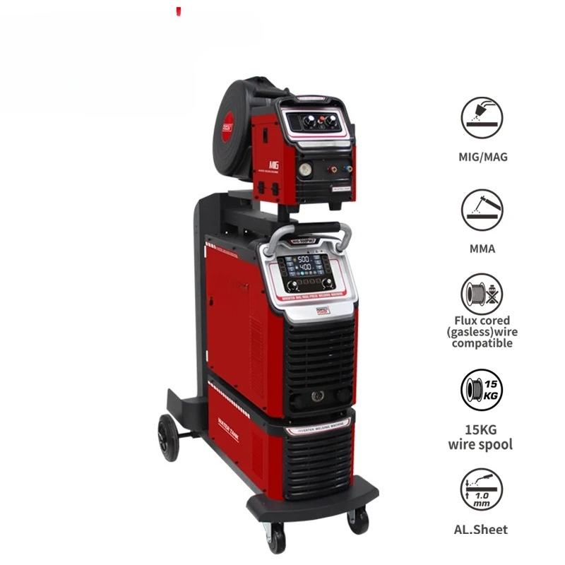Tig Welder Machine - Industriële Dubbel Gepulseerde 500amp Mig Mag