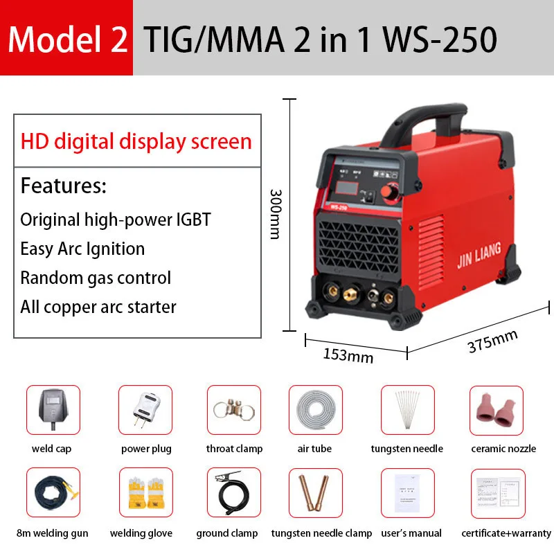220V Multifunctionele RVS TIG/ - Tig Welder Machine recensie en prijs
